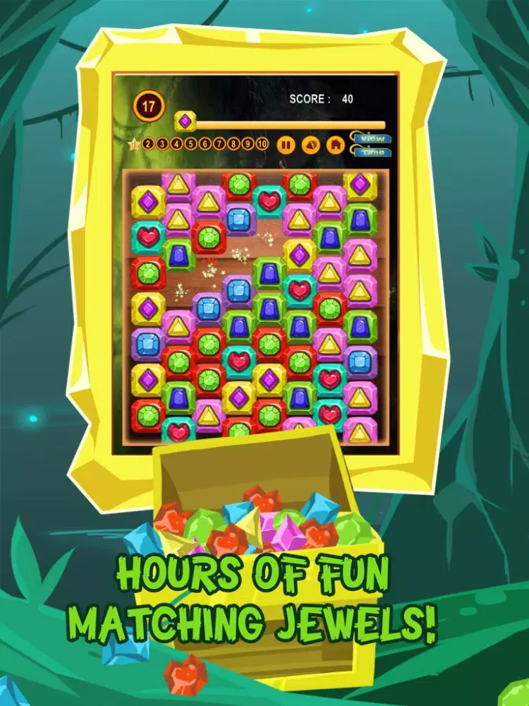 Capturas de pantalla de Diamond Miner Match 3 Gem Quest Pro iPad 