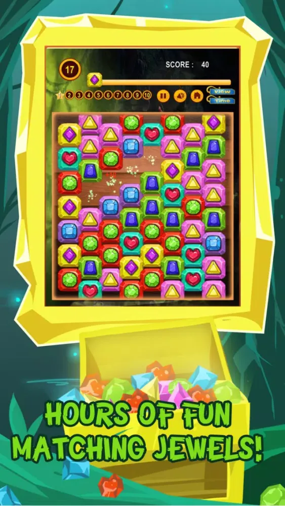 Capturas de pantalla de Diamond Miner Match 3 Gem Quest Pro
