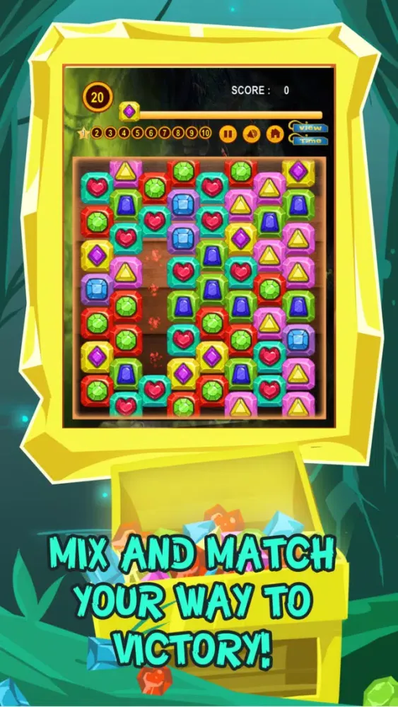 Capturas de pantalla de Diamond Miner Match 3 Gem Quest Pro
