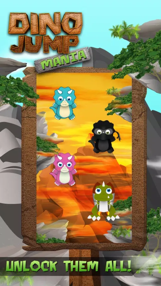 Captures d'écran de Dino Jump Mania: Free Jurassic Fantasy Quest