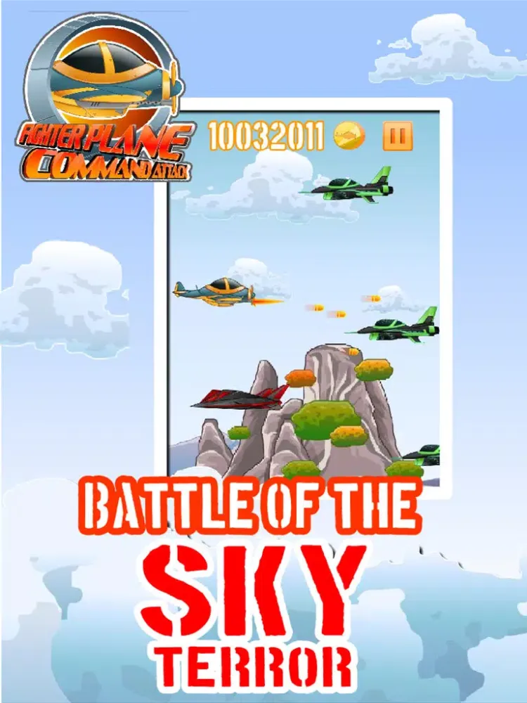 ภาพหน้าจอของ Fighter Airplane Command Attack iPad 