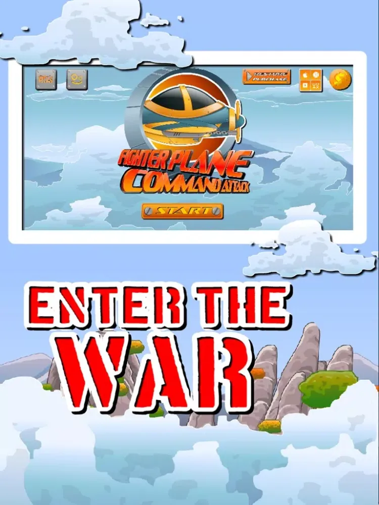 ภาพหน้าจอของ Fighter Airplane Command Attack iPad 