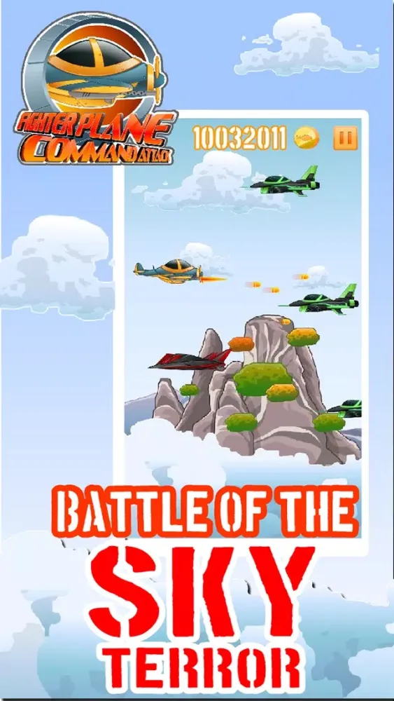 ภาพหน้าจอของ Fighter Airplane Command Attack