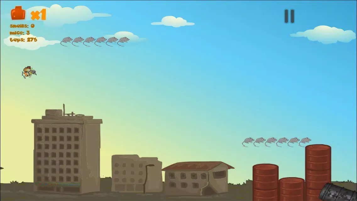 Capturas de tela do Fighter Wings Bird Life: Happy Epic Fly Adventure