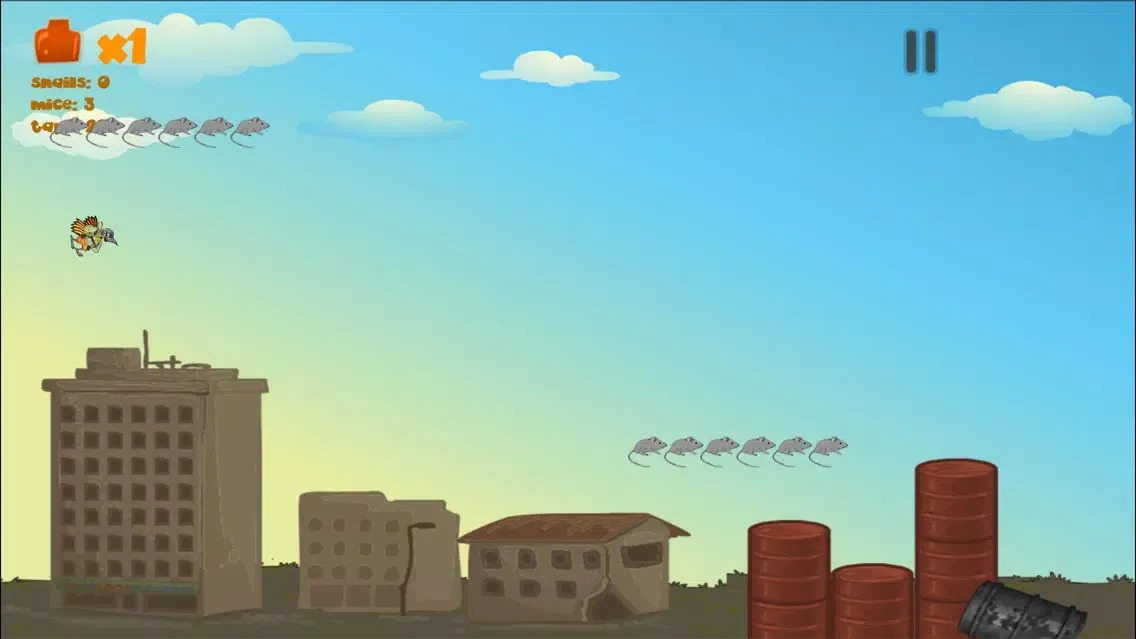 Capturas de tela do Fighter Wings Bird Life: Happy Epic Fly Adventure