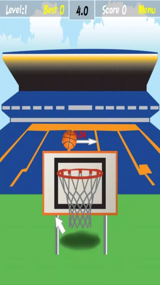Flick Basketball Hoops Win: Perfect Toss Champions应用截图