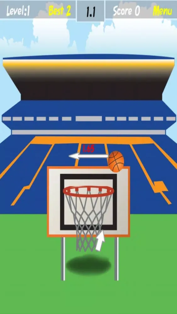 Flick Basketball Hoops Win: Perfect Toss Champions应用截图