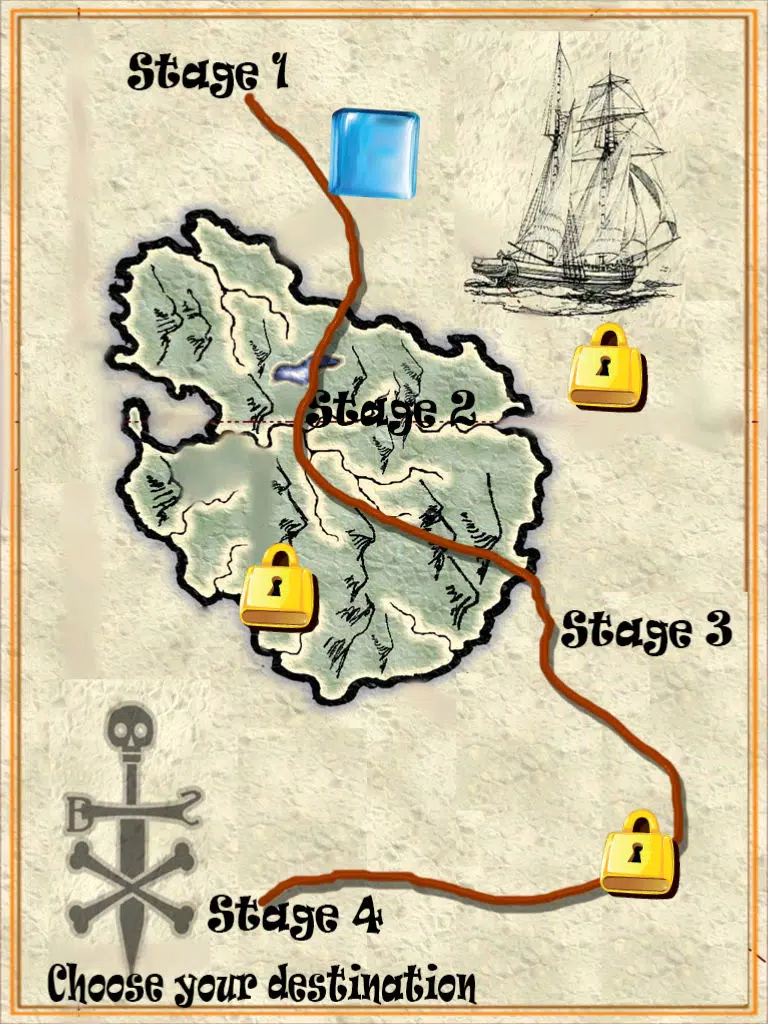 Captures d'écran de Frozen Ice Cubes Fall Strategy Challenge iPad 