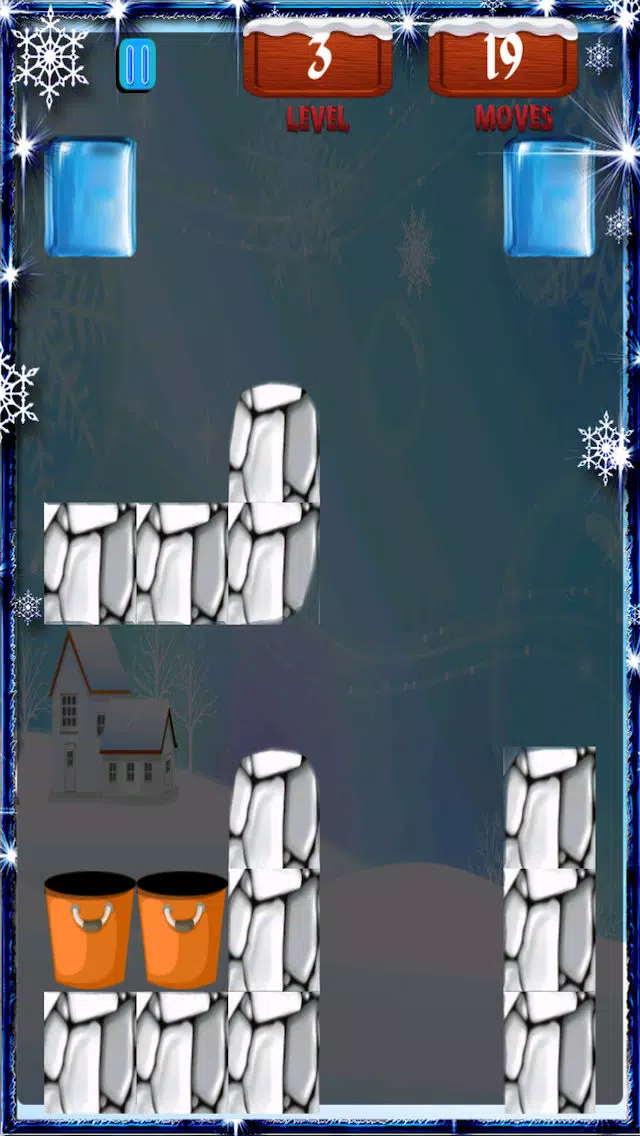 Captures d'écran de Frozen Ice Cubes Fall Strategy Challenge