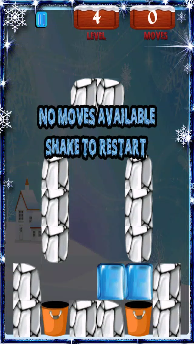 Captures d'écran de Frozen Ice Cubes Fall Strategy Challenge