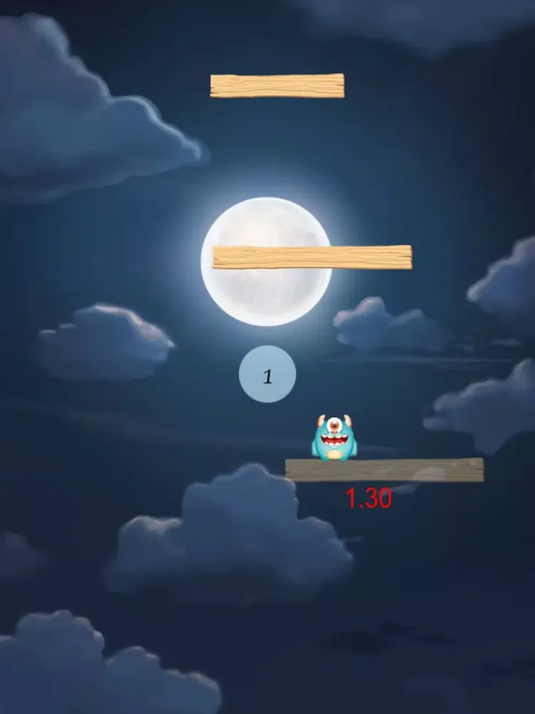 A Furry Mighty Monster Friend: Tiny Jump Quest iPad  स्क्रीनशॉट