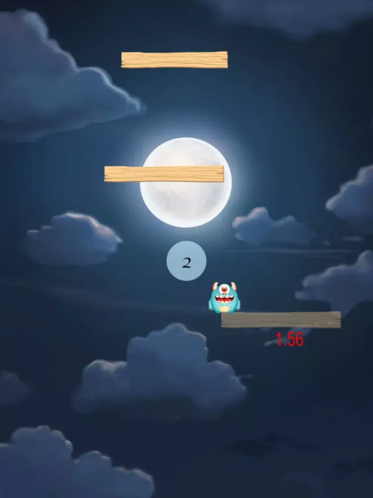A Furry Mighty Monster Friend: Tiny Jump Quest iPad  स्क्रीनशॉट