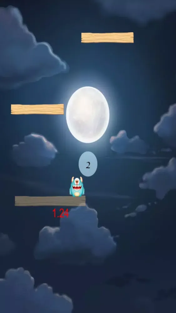 A Furry Mighty Monster Friend: Tiny Jump Quest स्क्रीनशॉट