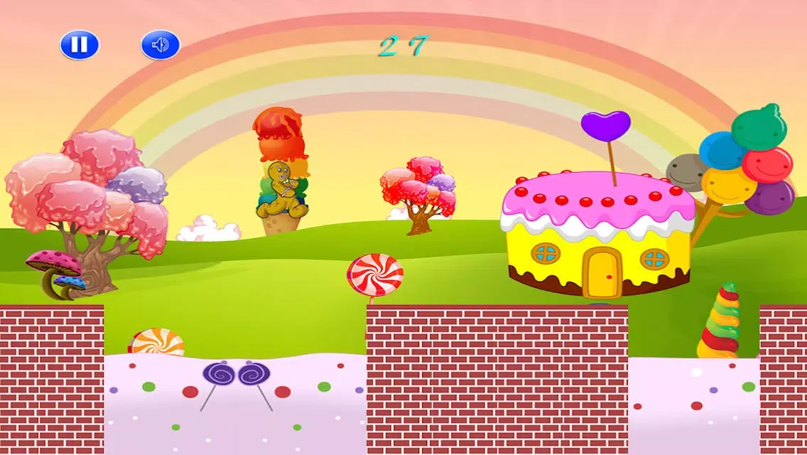Zrzuty ekranu Gingerbread Man Run: Make a Break for It