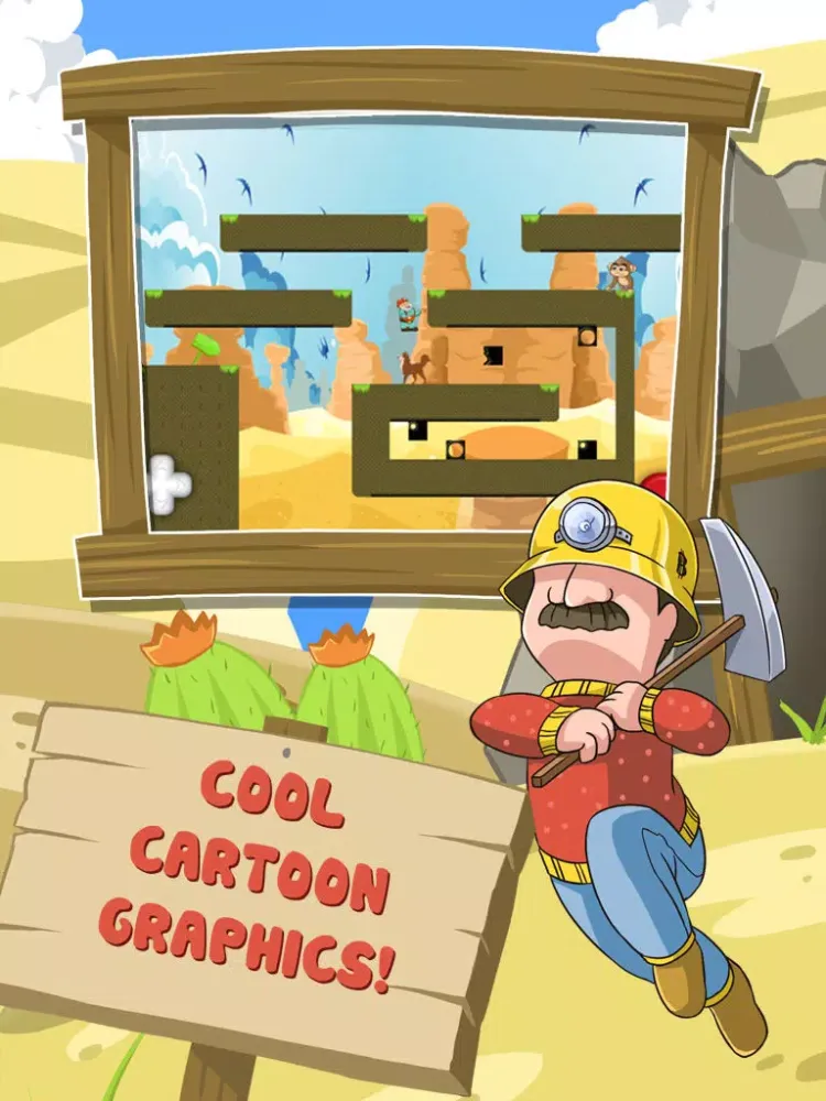 Zrzuty ekranu Gold Miner Survival: Mini Earth Exploration Adventure iPad 