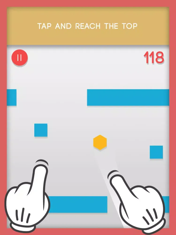 Zrzuty ekranu Hexagon Super Jump iPad 