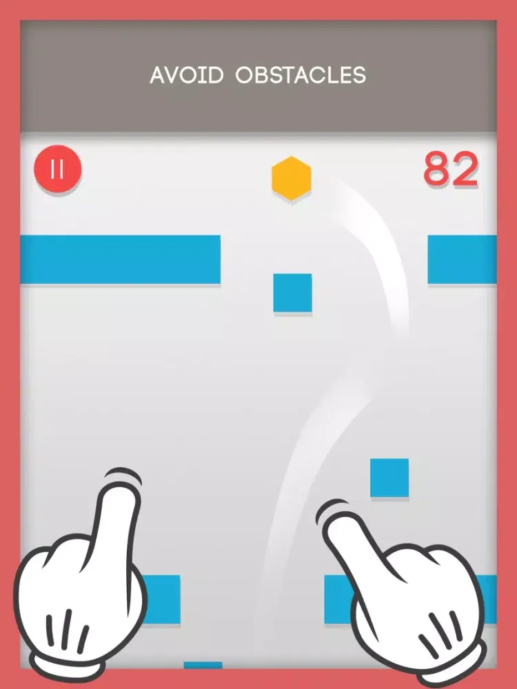 Zrzuty ekranu Hexagon Super Jump iPad 