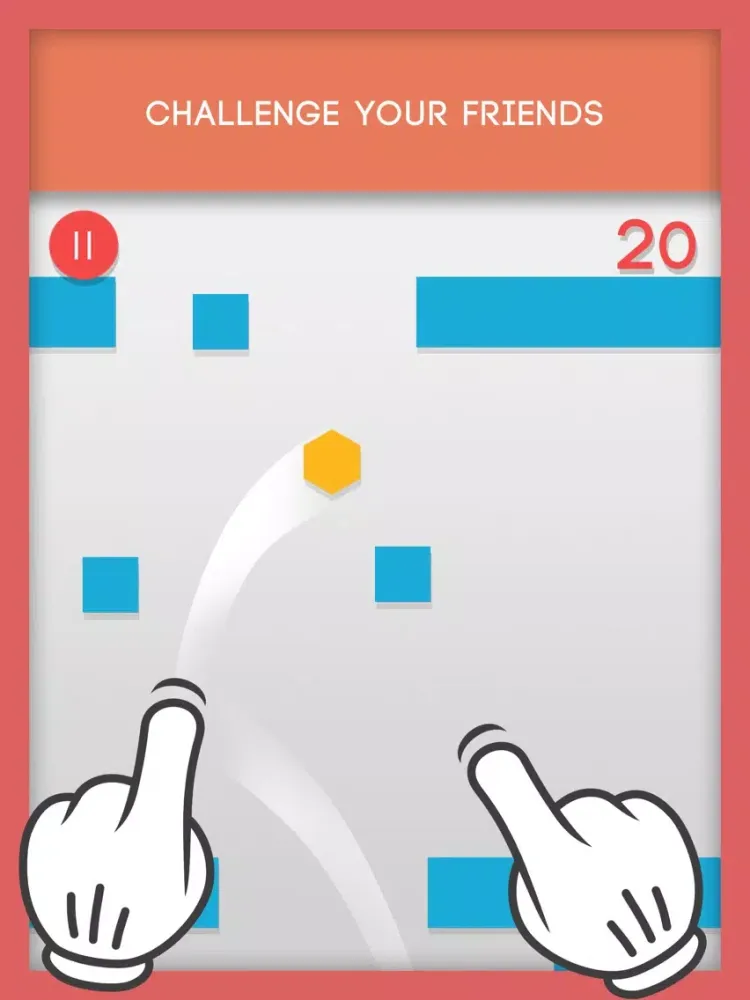Zrzuty ekranu Hexagon Super Jump iPad 
