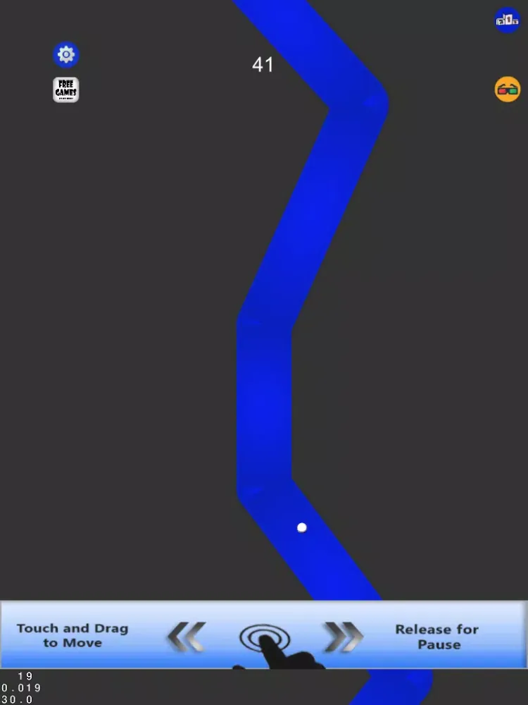 ภาพหน้าจอของ Impossible Stay In The Line Finger Game iPad 