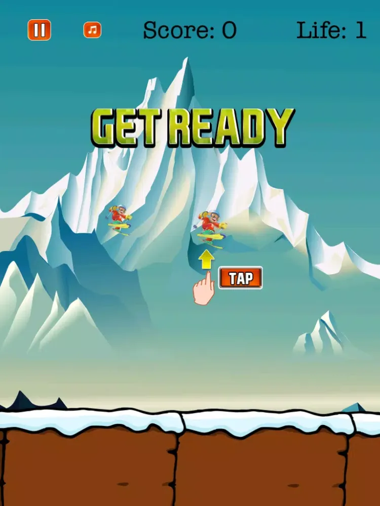 Tangkapan skrin Jetpack Ski Flying Stunt: Winter Sports Adventure iPad 