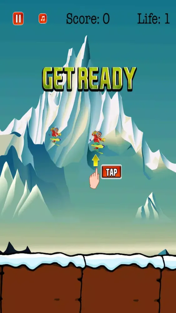 Tangkapan skrin Jetpack Ski Flying Stunt: Winter Sports Adventure