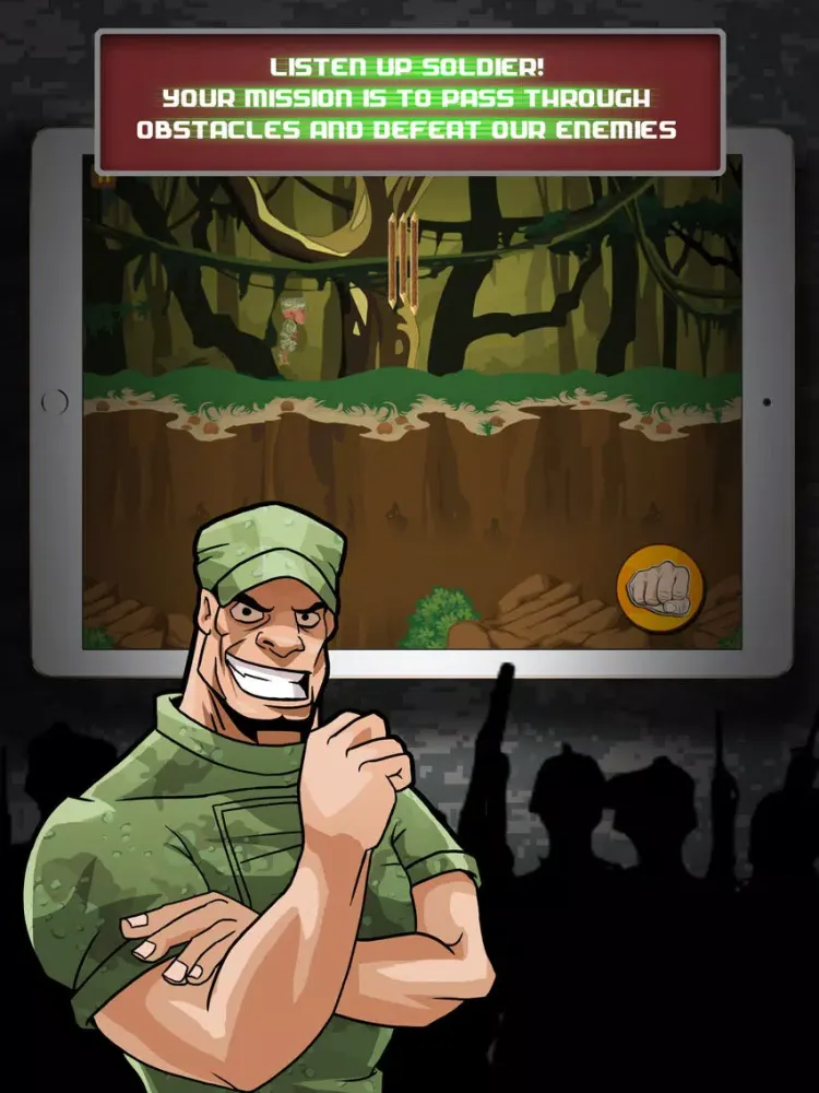 Jungle Heat Army Troopers World Run iPad  سکرین شاٹس