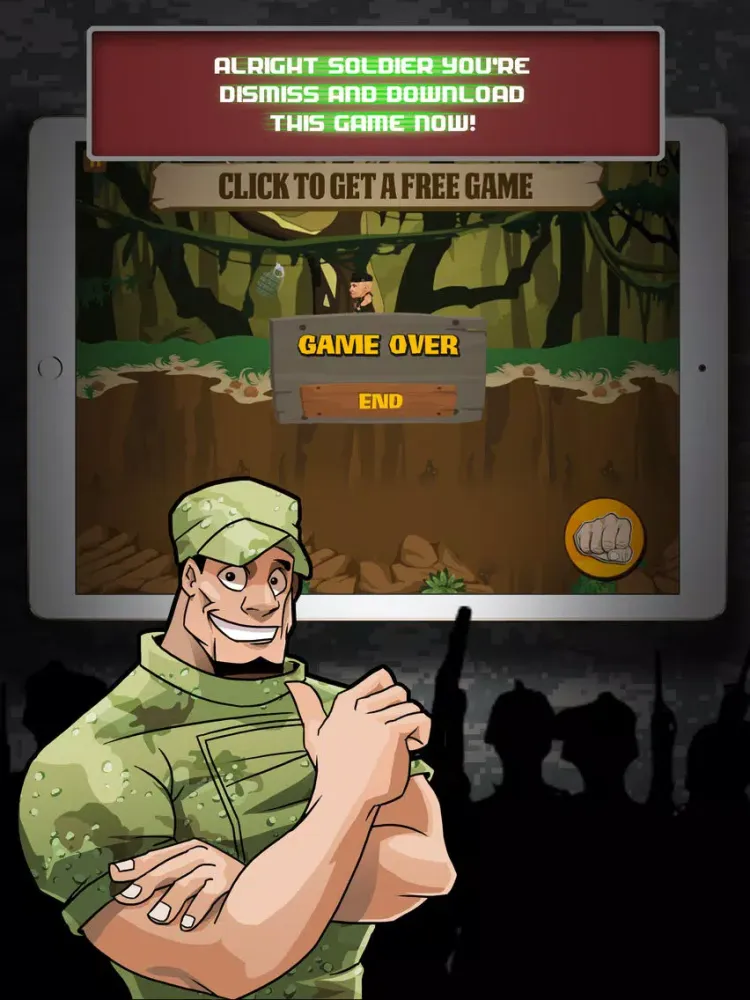 Jungle Heat Army Troopers World Run iPad  سکرین شاٹس