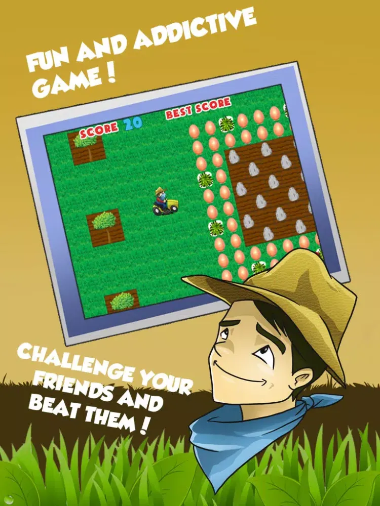 Capturas de pantalla de Lawn Mower Simulator Rush: A Day on the Family Farm iPad 
