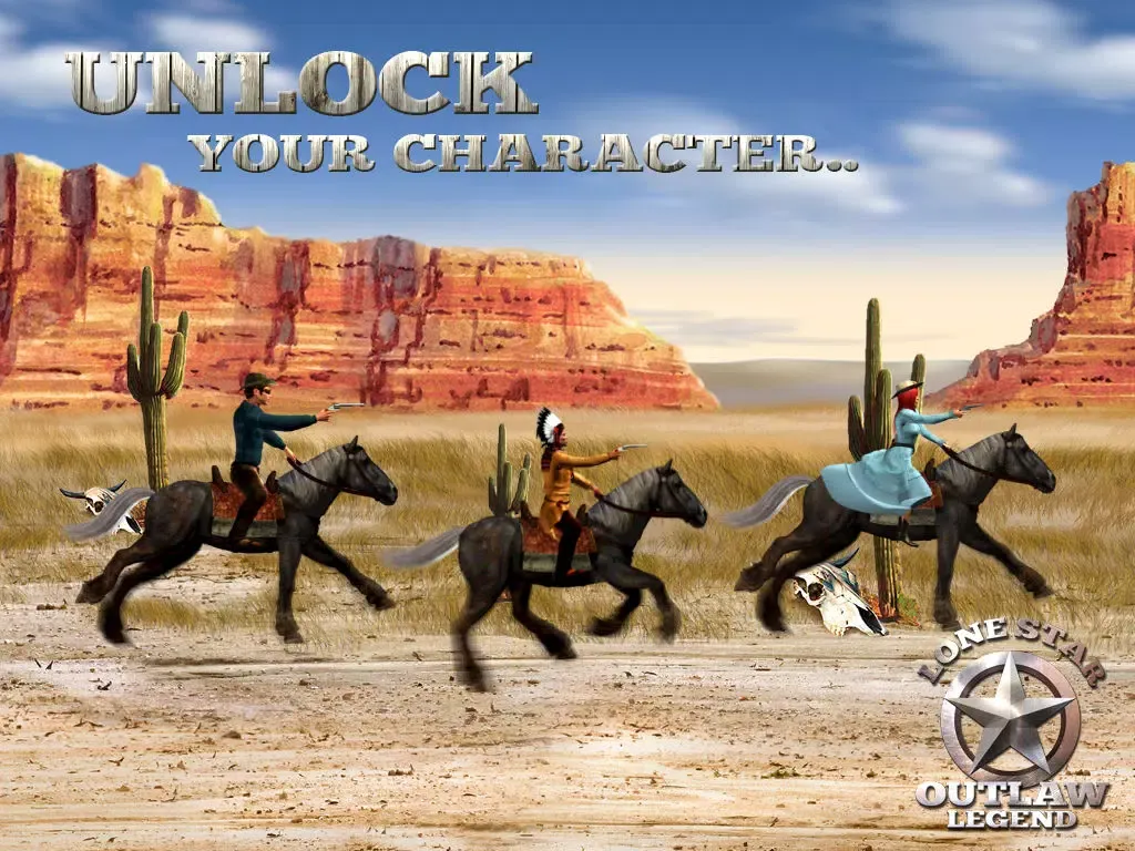 تصاویر Lone Star Outlaw Legend: Cowboy Ranger Old Wild West Shooter iPad 