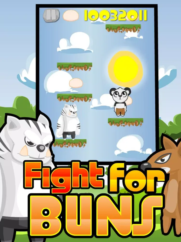 Capturas de tela do Crazy Panda Jump Mania iPad 
