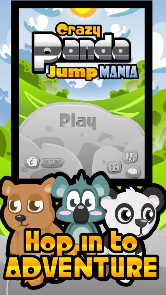 Capturas de tela do Crazy Panda Jump Mania