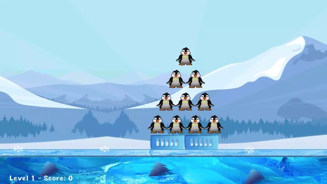 Tangkapan skrin Penguin Flying Ice Air Attack