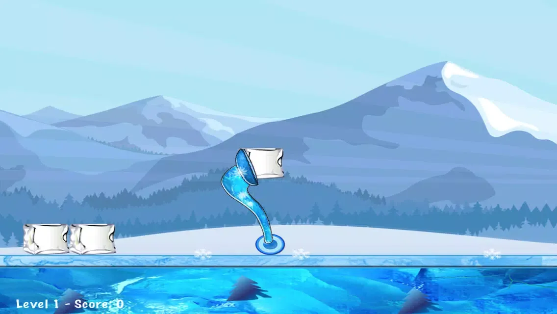 Tangkapan skrin Penguin Flying Ice Air Attack
