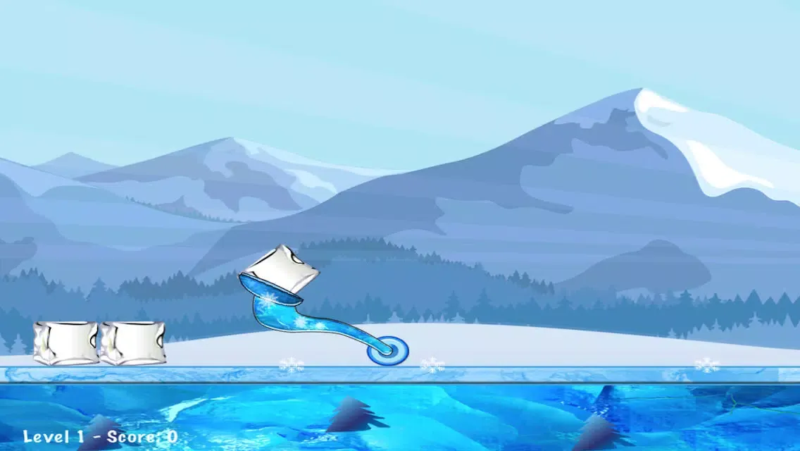 Tangkapan skrin Penguin Flying Ice Air Attack
