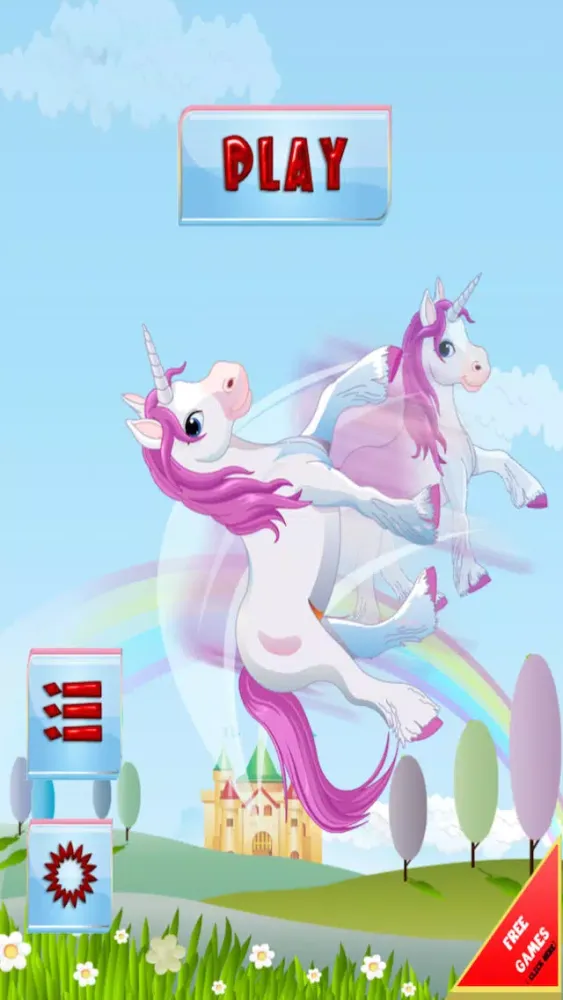 Pretty Little Unicorn Rush: Rainbow Pony Games for Girls 스크린샷