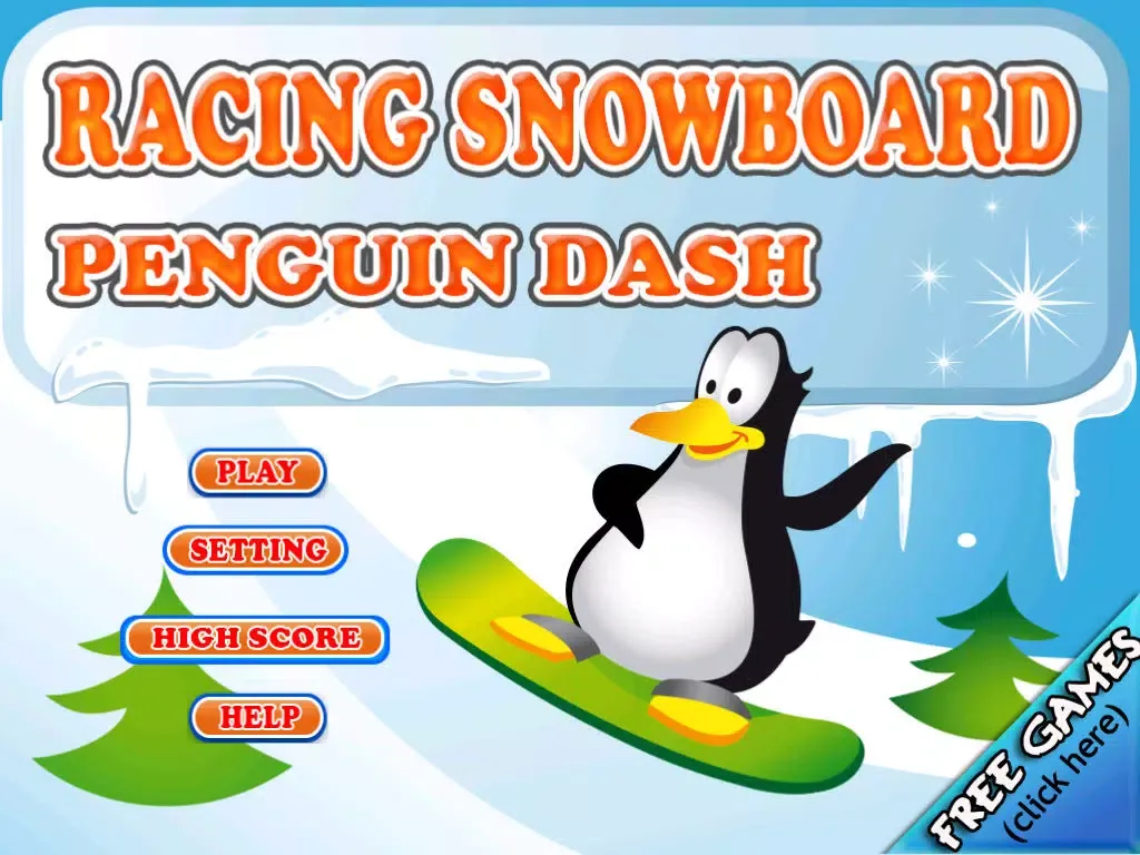 Captures d'écran de Racing Snowboard Penguin Dash iPad 