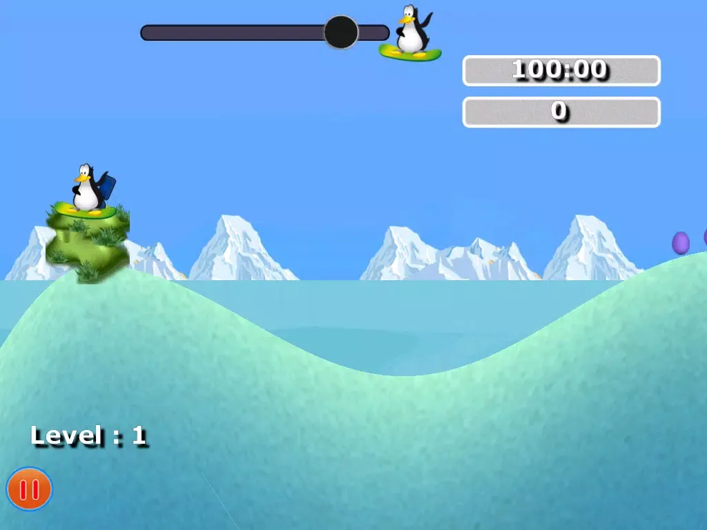 Captures d'écran de Racing Snowboard Penguin Dash iPad 