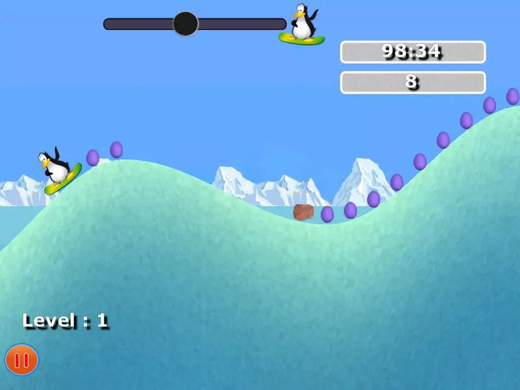 Captures d'écran de Racing Snowboard Penguin Dash iPad 