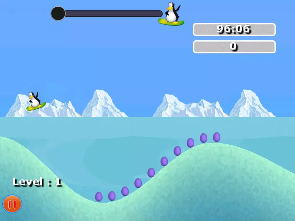 Captures d'écran de Racing Snowboard Penguin Dash iPad 