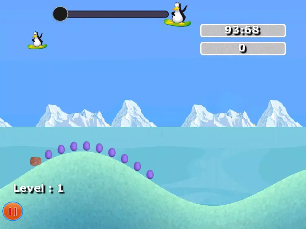Captures d'écran de Racing Snowboard Penguin Dash iPad 