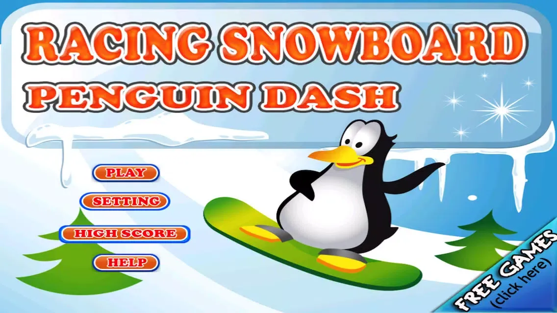 Captures d'écran de Racing Snowboard Penguin Dash