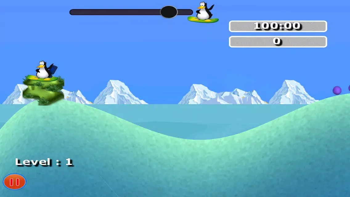 Captures d'écran de Racing Snowboard Penguin Dash