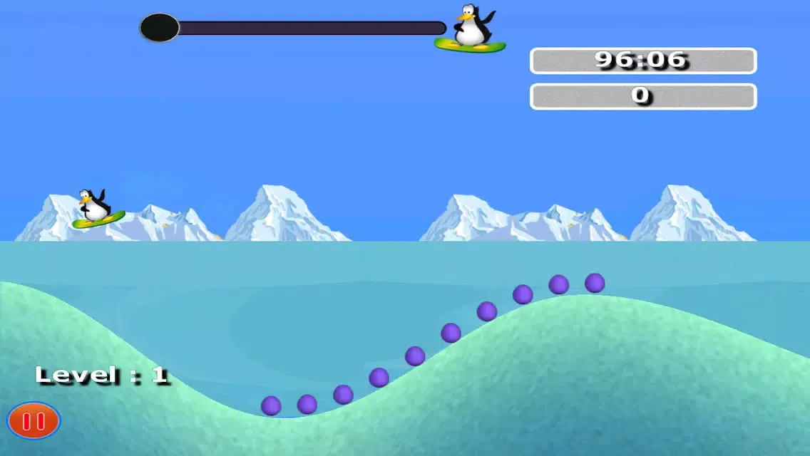 Captures d'écran de Racing Snowboard Penguin Dash