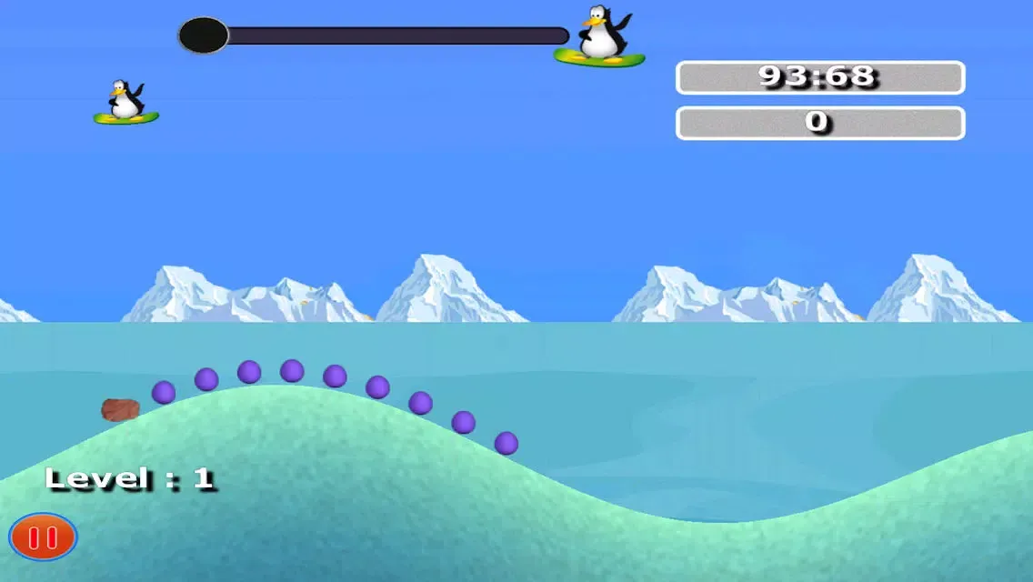 Captures d'écran de Racing Snowboard Penguin Dash