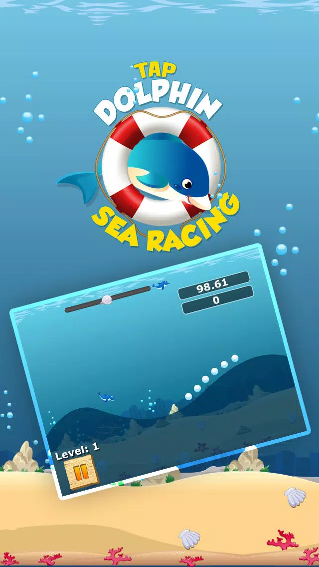 Tap Dolphin Sea Racing Dash Screenshots
