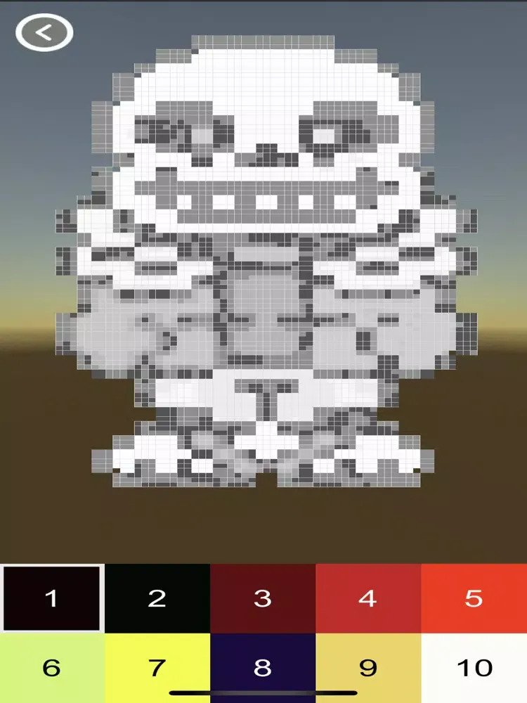 #1 Undertale Sans Pixel number iPad 应用截图