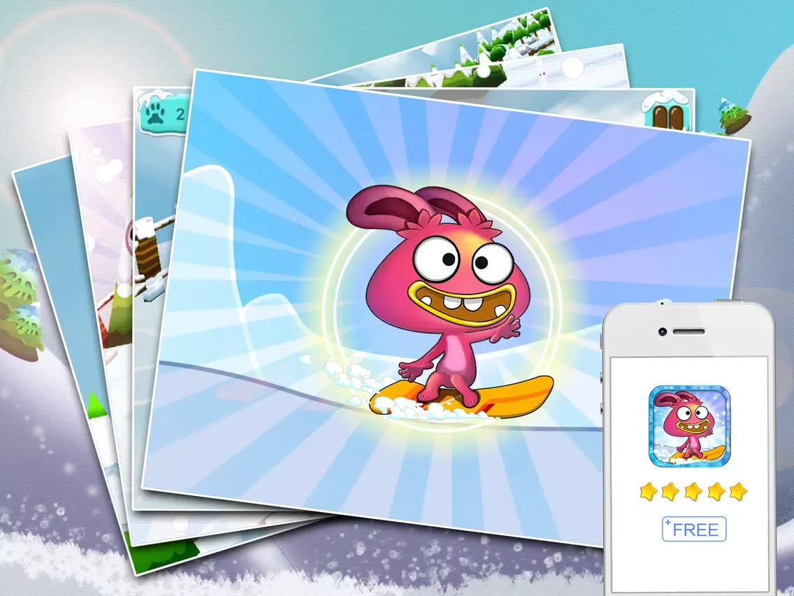 Zrzuty ekranu Ski Rabbit iPad 