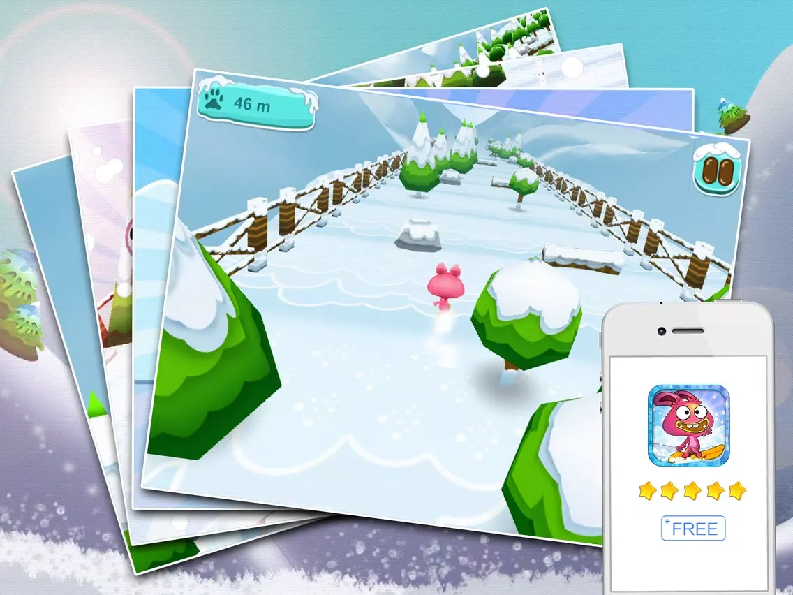 Zrzuty ekranu Ski Rabbit iPad 