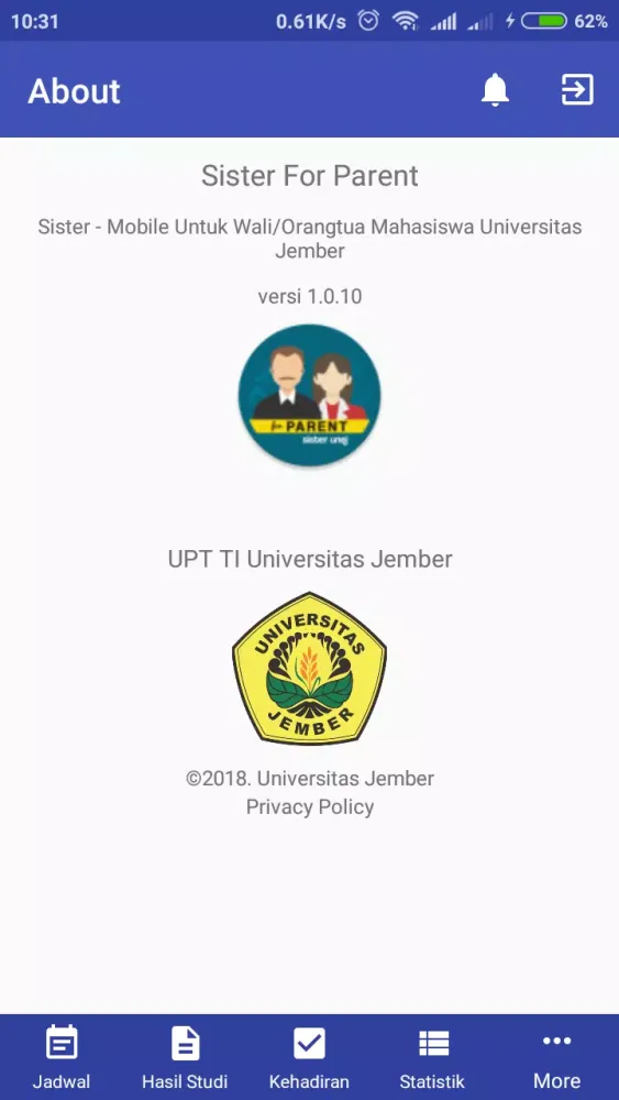 Sister For Parent UNEJ應用截圖