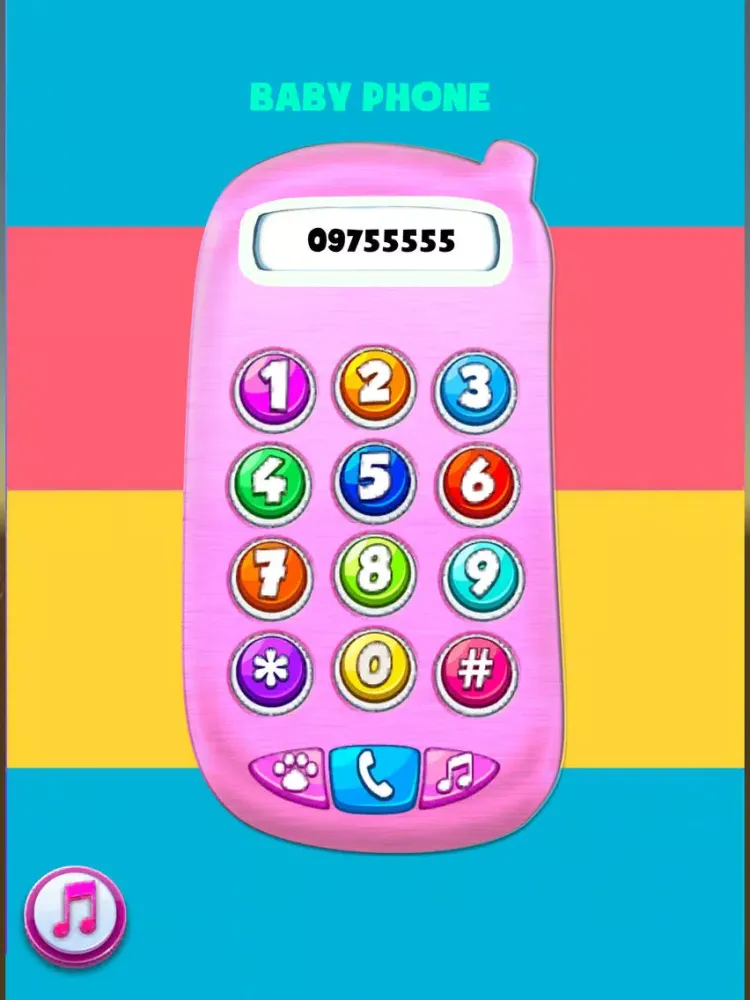 Tangkapan skrin Phone for kids : Baby Phone iPad 